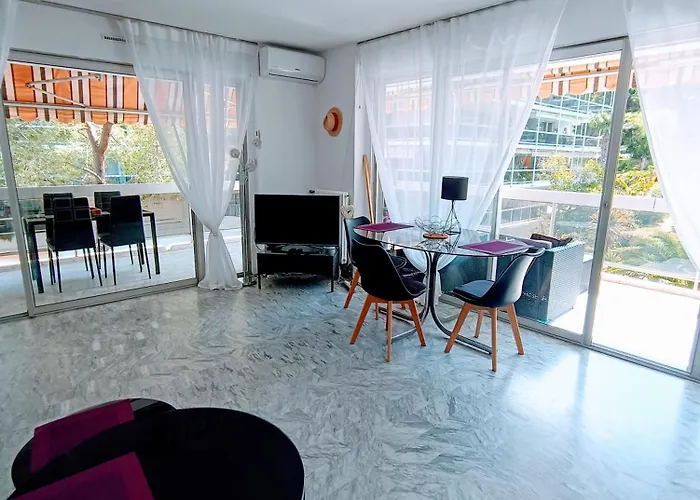 Lägenhet Ara 40m2 Classe Terrasse 35 M2 Piscine Parking Antibes